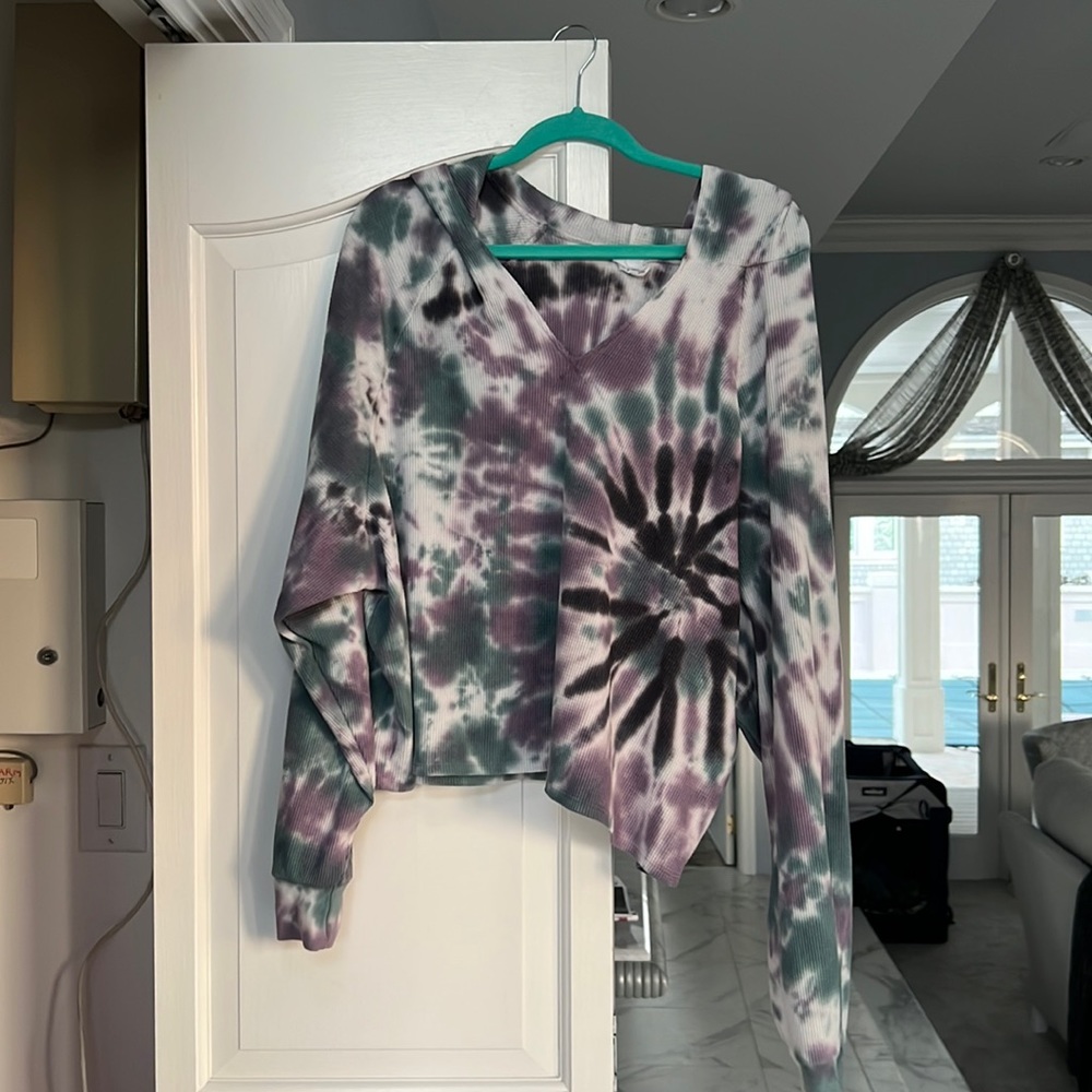 Tie die hoodie